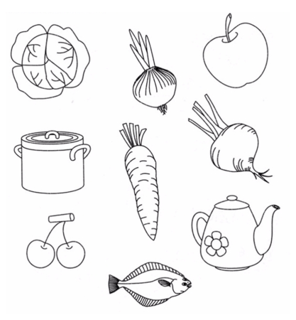 Задания по теме продукты питания для дошкольников