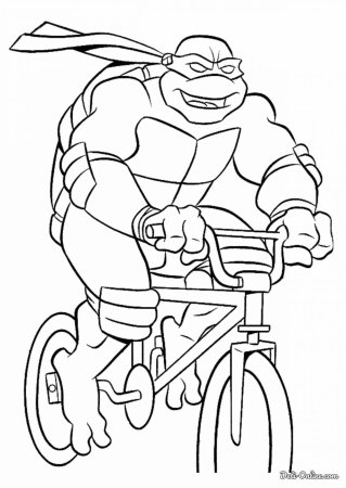 Раскраски для мальчиков Черепашки ниндзя