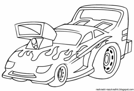 Раскраски для мальчиков хот Вилс