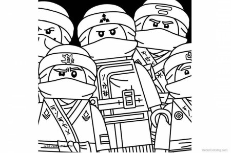 Раскраска Ninjago Ллойд LEGO