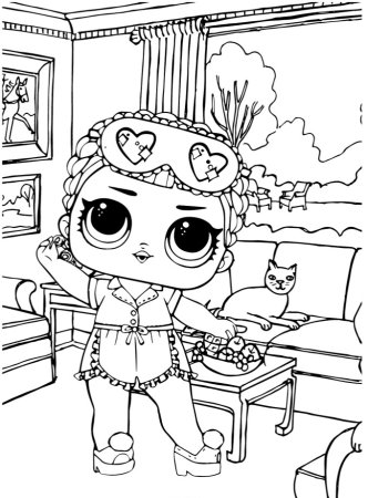 Раскраска ЛОЛ Сноу Энджел