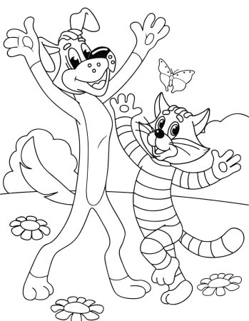 Герои Простоквашино кот Матроскин