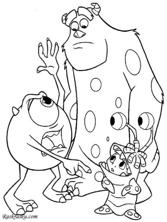 Раскраски с мультяшными героями