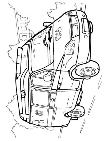 Раскраски машины