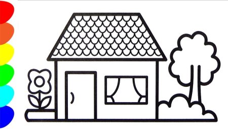 Домик для рисования детям