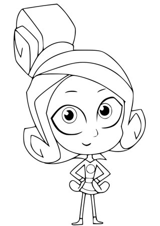 Раскраска Фиксики Верта