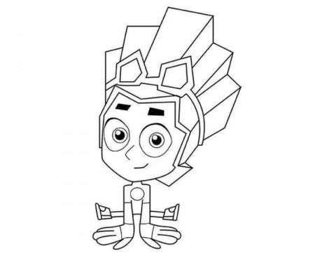 Фиксики Файер электрический раскраска