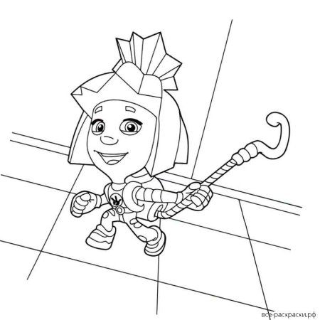 Раскраска Фиксики Верта