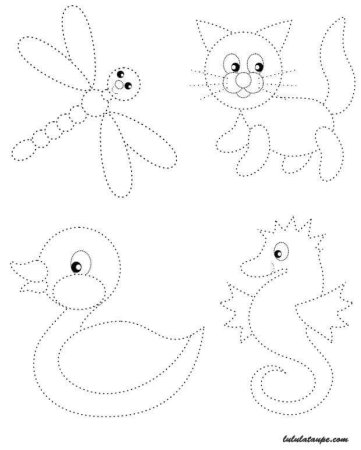 Обводка для дошкольников