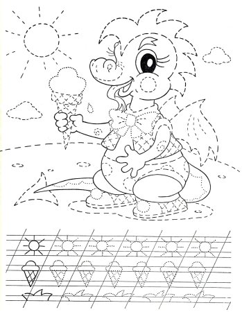 Раскраски обводилки