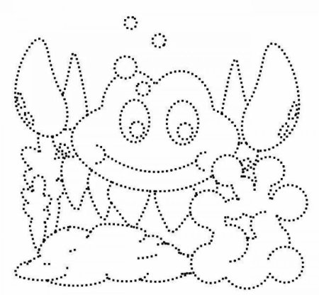 Рисование по точкам для детей