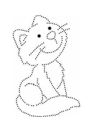 Рисование по контуру для детей