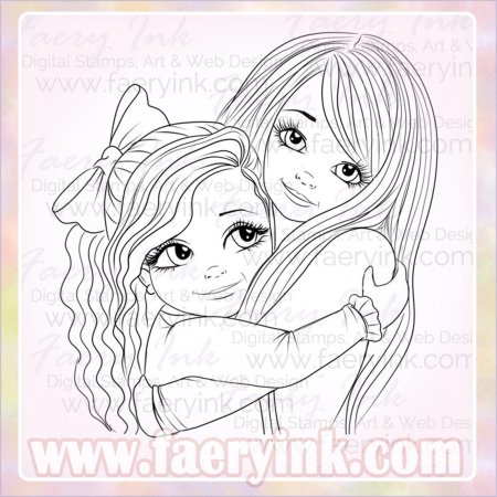 Раскраска старшая сестра