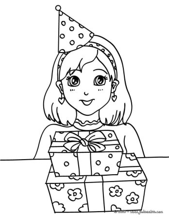 Раскраски для девочекдньрождения.