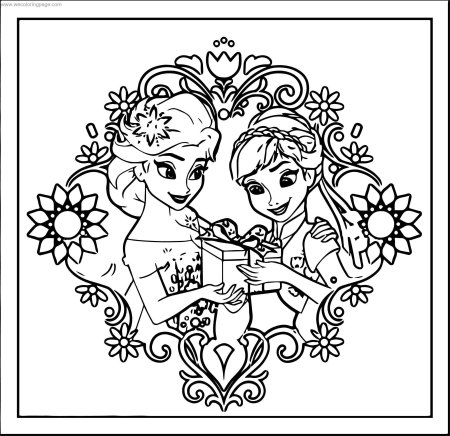 Разукрашка сестра