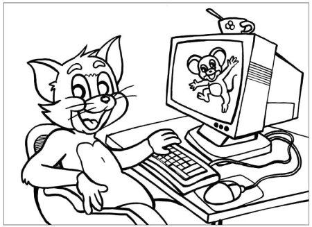 Раскраска компьютер