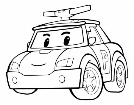 Робокоп Полли раскраска