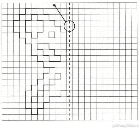 Рисование по клеточкам для дошкольников