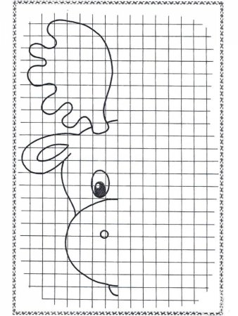 Рисунки квадратиками