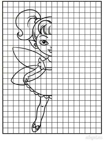 Рисование по квадратикам для детей