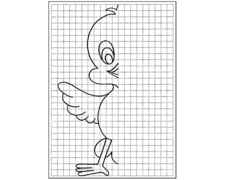Рисунок по клеточкам для детей