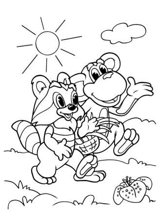 Раскраски мультфильмы