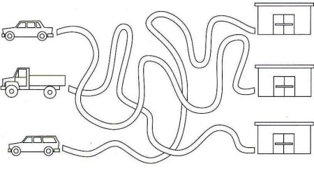 Дорожки лабиринты для малышей