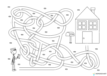 Лабиринты профессии для дошкольников