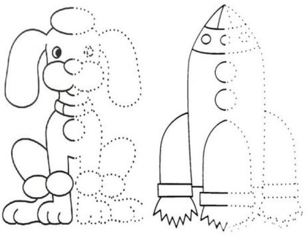 Задания для детей дорисуй