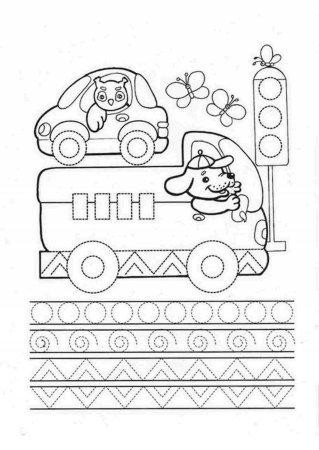 Прописи для дошкольников машинки