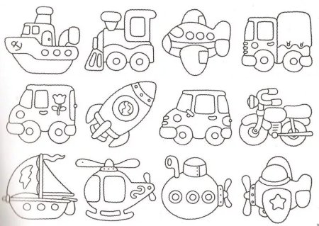 Пряник машинка трафарет