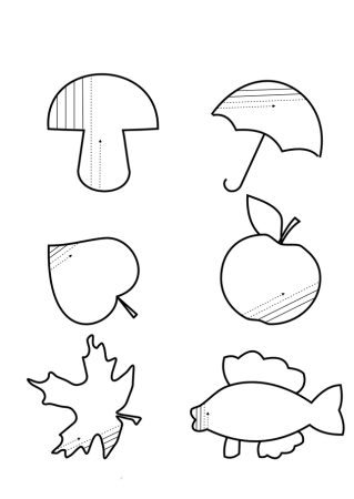 Задания на штриховку