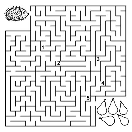 Лабиринт задание для детей 9 лет