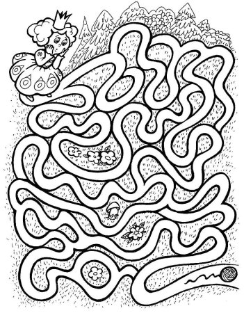 Задания лабиринты для детей 5-6 лет