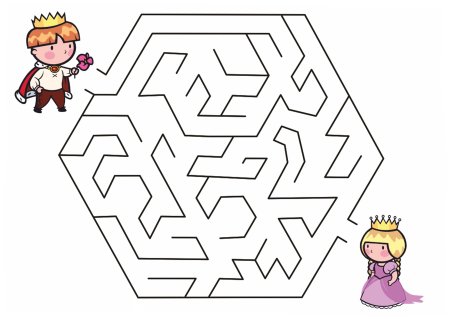 Игры для детей 4-5 Лабиринт