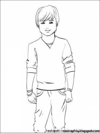 Рисунок мальчика карандашом