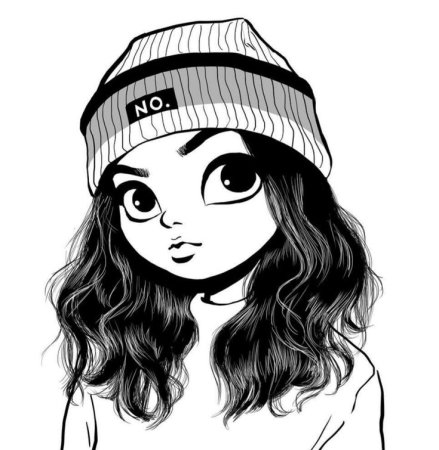 Картинки для срисовки девочки