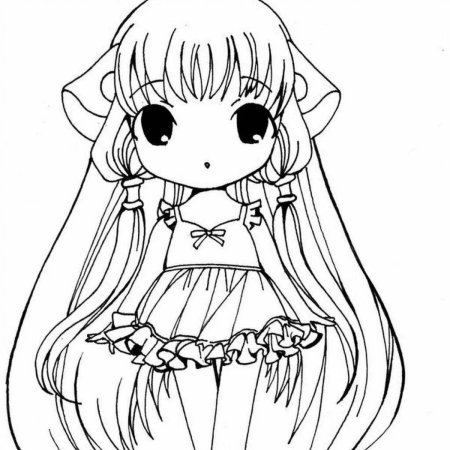 Раскраски аниме милые