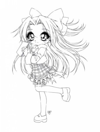 Раскраски для девочек аниме