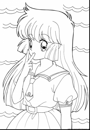 Раскраска Манга