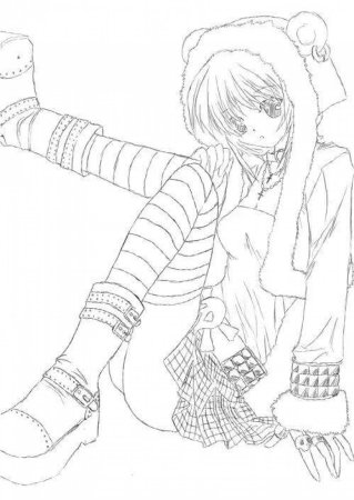 Аниме для раскрашивания