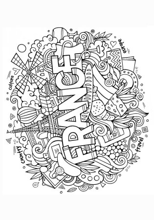 Раскраски антистресс страны