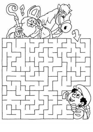 Раскраска Лабиринт