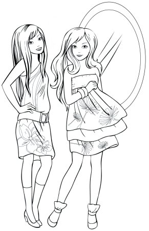 Раскраска для девочек