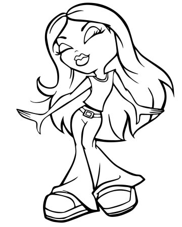 Раскраски братц Джейд