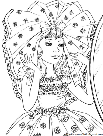 Раскраски длядевочекъ