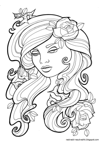 Раскраска для девочек