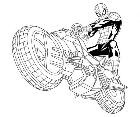 Раскраски для мальчиков человек паук