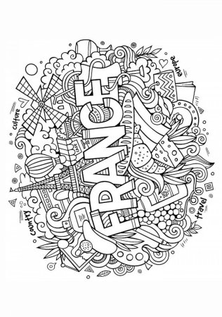 Раскраски антистресс страны