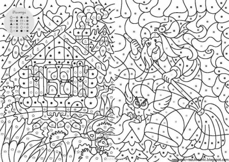 Раскраска по номерам